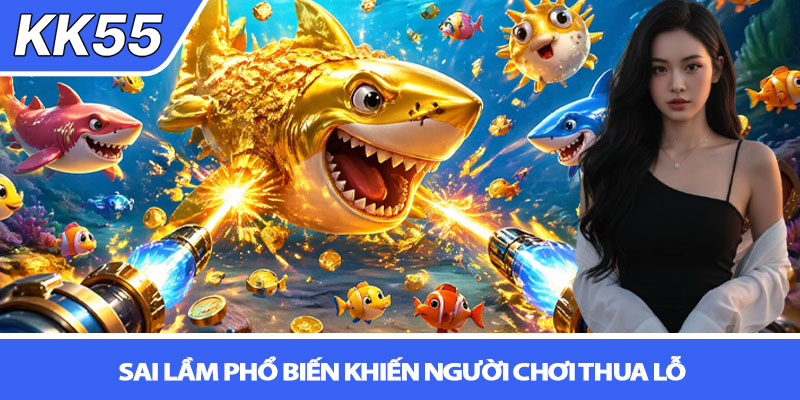 Bắn cá KK55 - Săn thưởng thông minh, ăn đều tay 4 Sai lầm phổ biến khiến người chơi thua lỗ